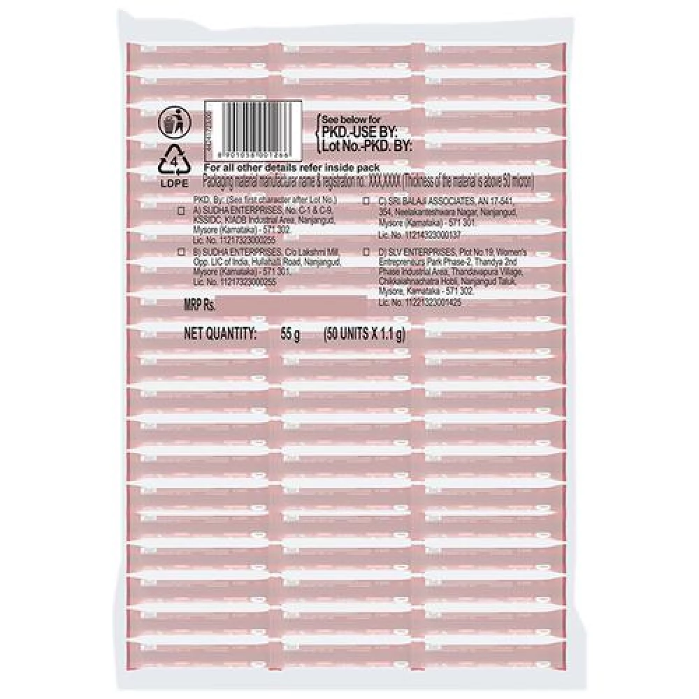 Nescafe Classic Instant Coffee - 100percent Pure, 55 g (50 Sachets x 1.1 g each)-2.webp